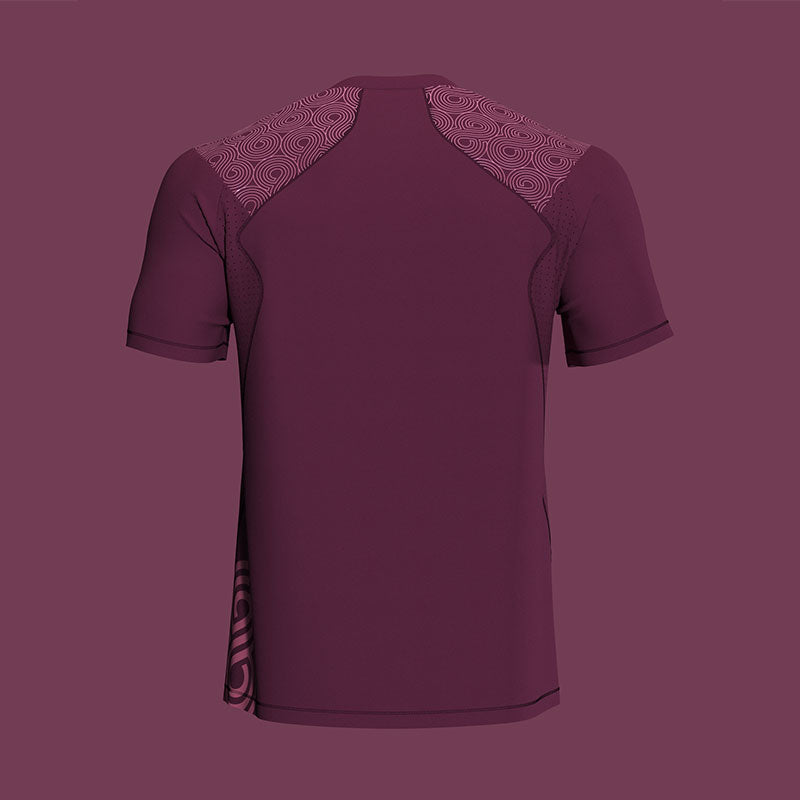 MENS RACE T-SHIRT CLARET