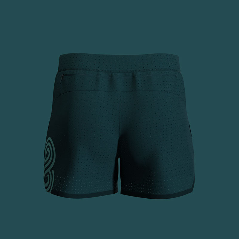 MENS RACE WOVEN SHORT GREEN