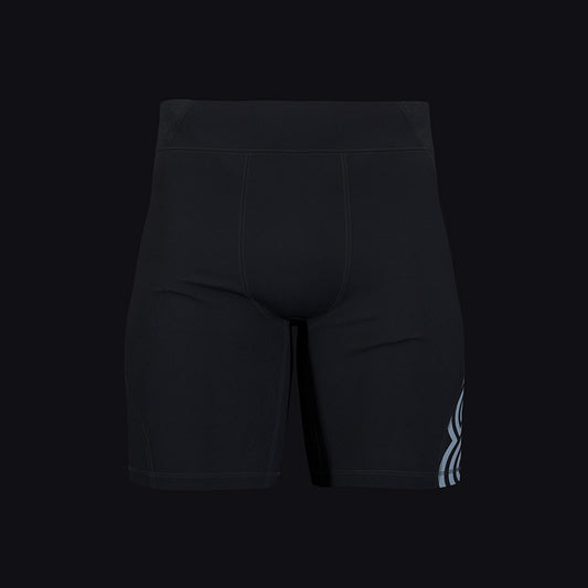 MENS RACE COMPRESSION SHORT BLACK