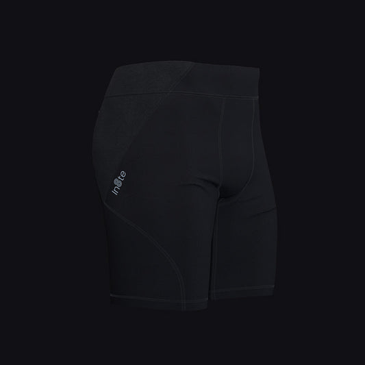 MENS RACE COMPRESSION SHORT BLACK