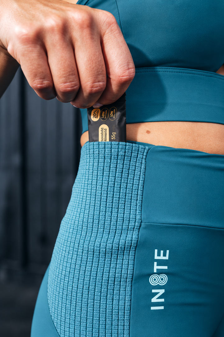 MESH WAISTBAND — Unbroken Short Women Teal