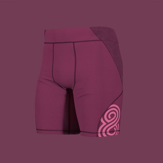 MENS RACE COMPRESSION SHORT CLARET