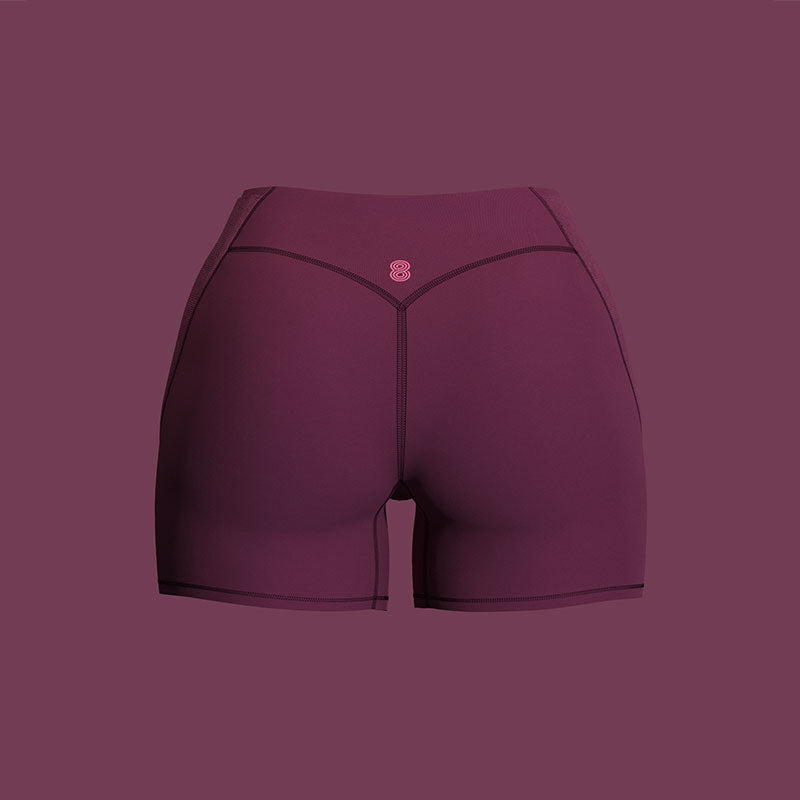 Womens Race Compression Short (Claret)