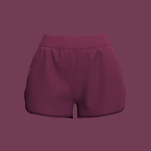 Womens Race Woven Short (Claret)