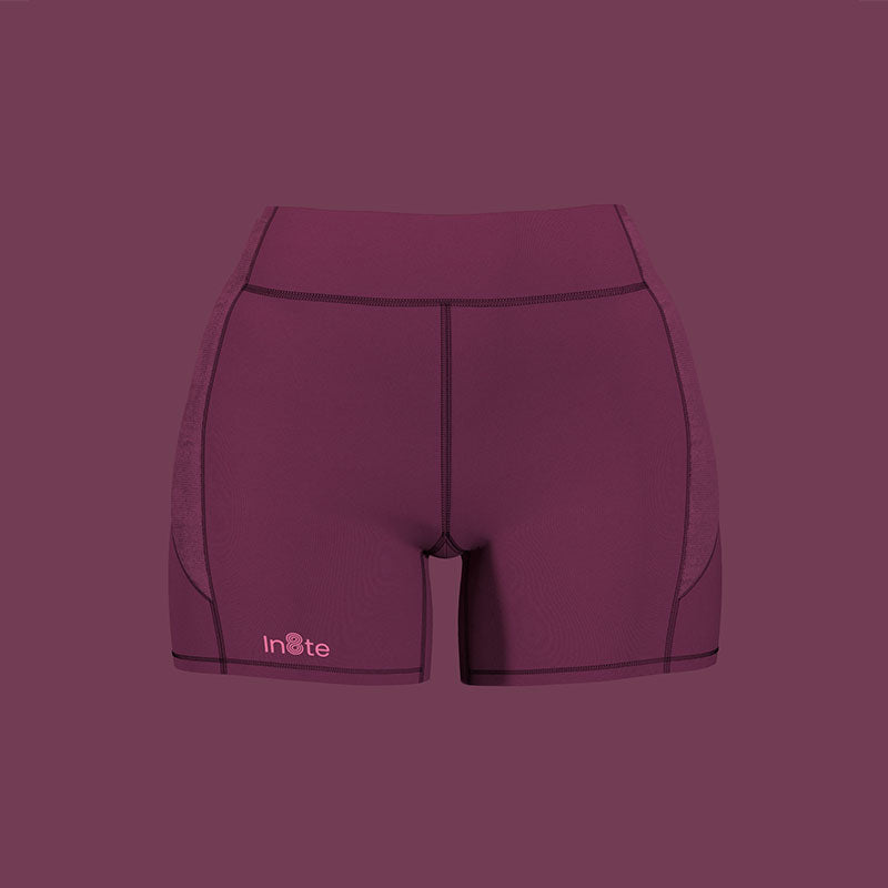 Womens Race Compression Short (Claret)