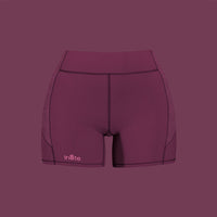Womens Race Compression Short (Claret)