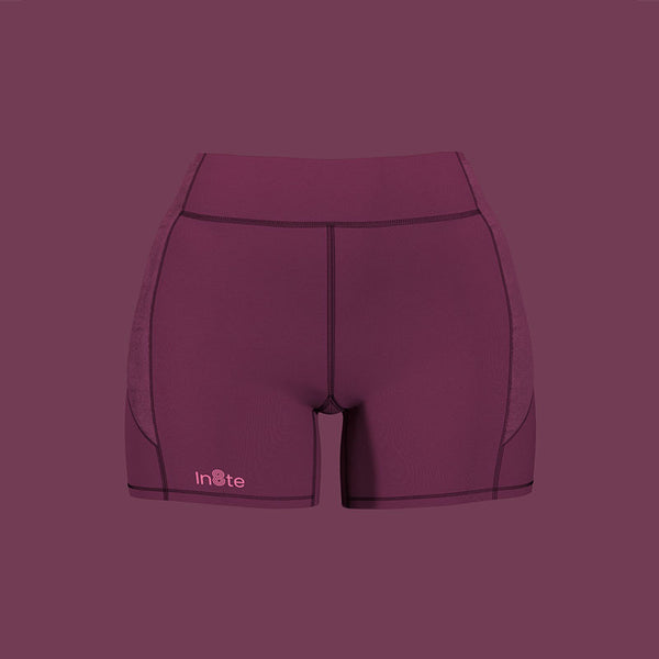 Womens Race Compression Short (Claret)