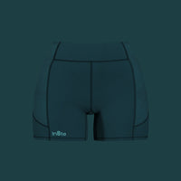 Womens Race Compression Short (Green)