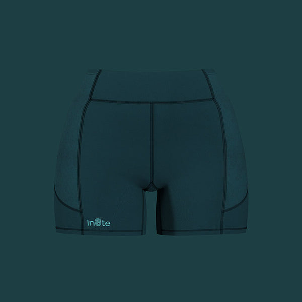Womens Race Compression Short (Green)
