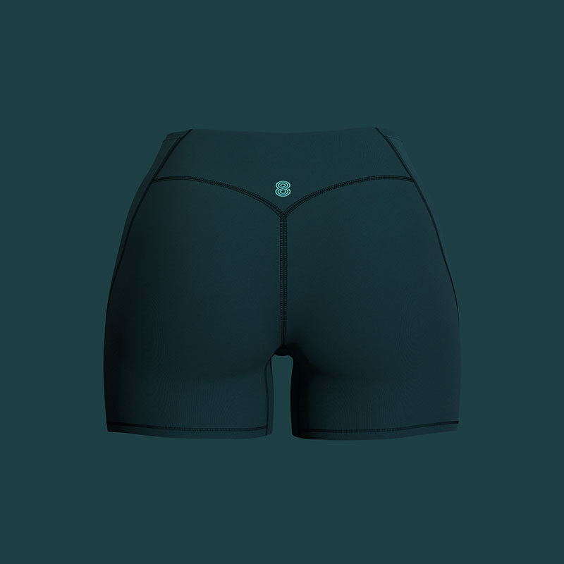Womens Race Compression Short (Green)