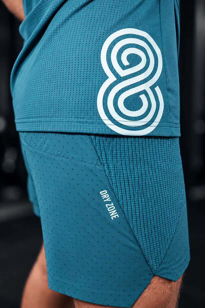 IN8TE BRANDING — Breaking 50 Short Men Teal