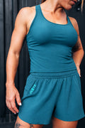 The Limit Tank Women Teal