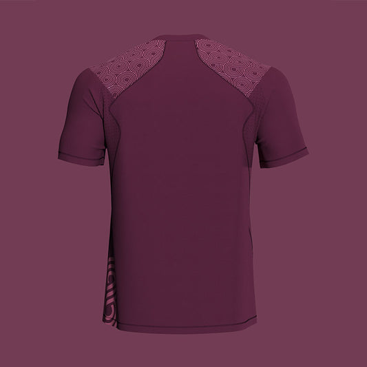 MENS RACE T-SHIRT CLARET