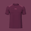 MENS RACE T-SHIRT CLARET