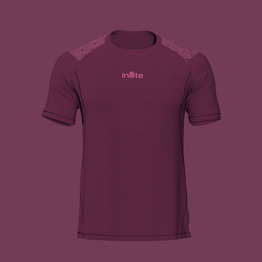 MENS RACE T-SHIRT CLARET