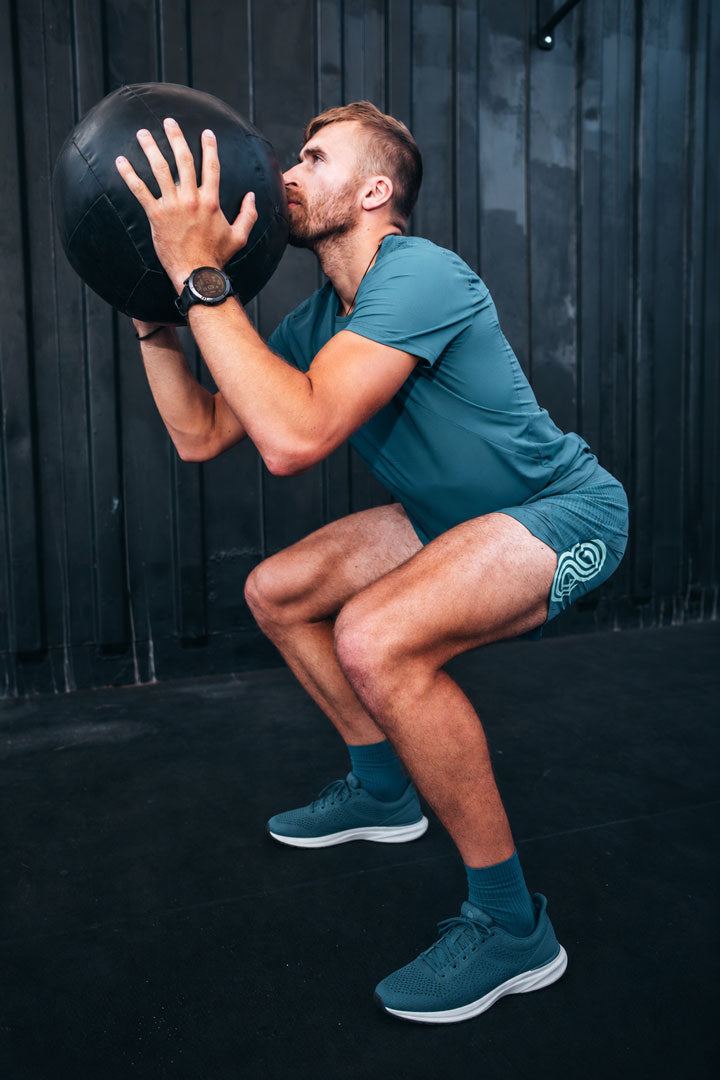 4-WAY STRETCH WOVEN — Breaking 50 Short Men Teal