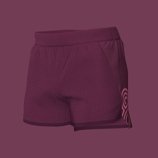 MENS RACE WOVEN SHORT CLARET