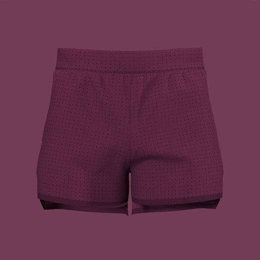 MENS RACE WOVEN SHORT CLARET