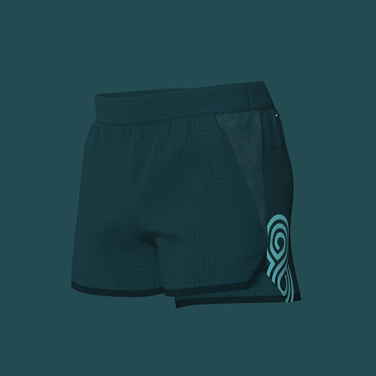 MENS RACE WOVEN SHORT GREEN