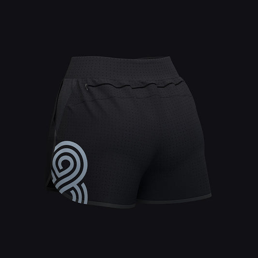 WOMENS RACE WOVEN SHORT BLACK