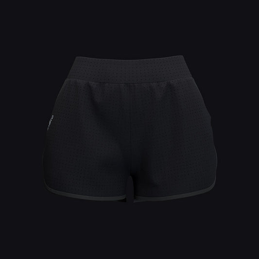 WOMENS RACE WOVEN SHORT BLACK