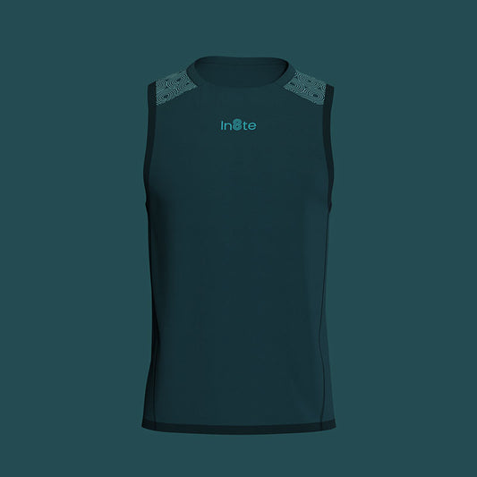 MENS RACE TANK GREEN