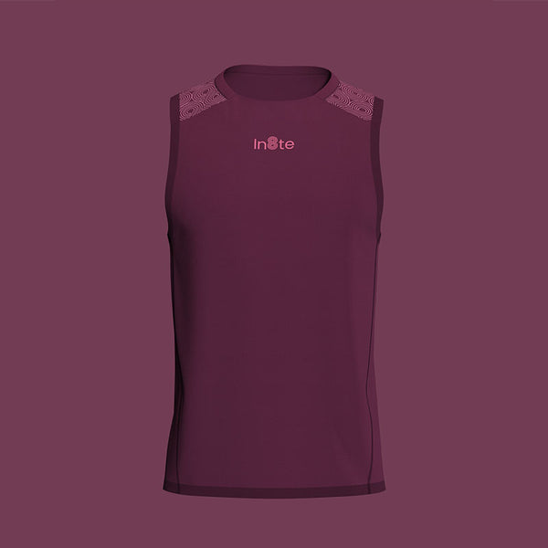Mens Race Tank (Claret)