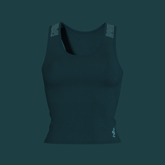 WOMENS RACE TANK GREEN