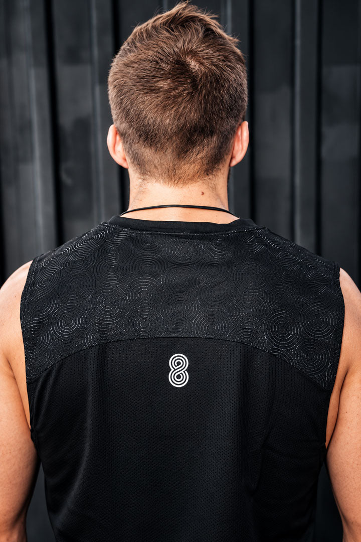 BONDED SEAMS — The Edge Tank Men Black