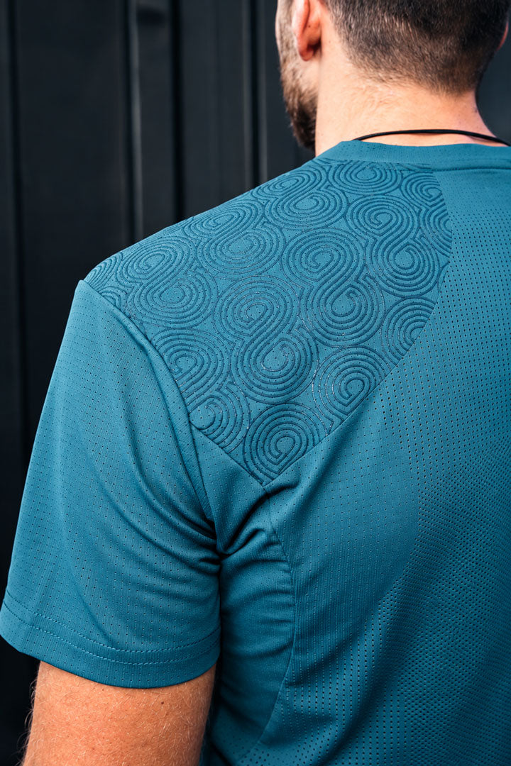 The Edge T shirt Men Teal