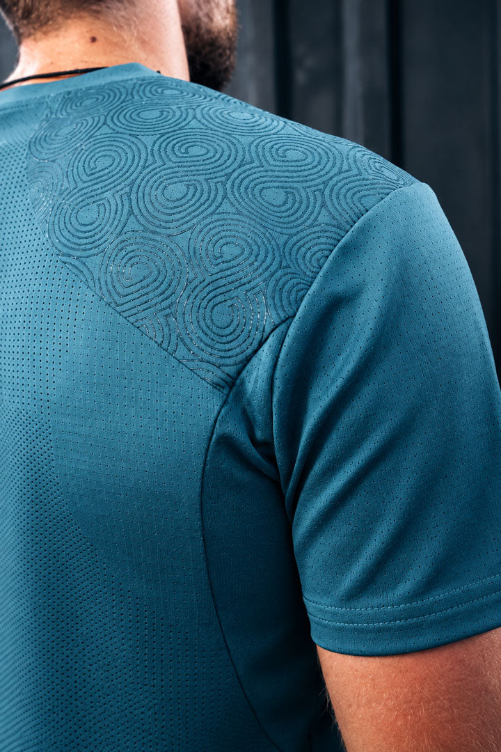 GRIP ZONE™ — The Edge T shirt Men Teal