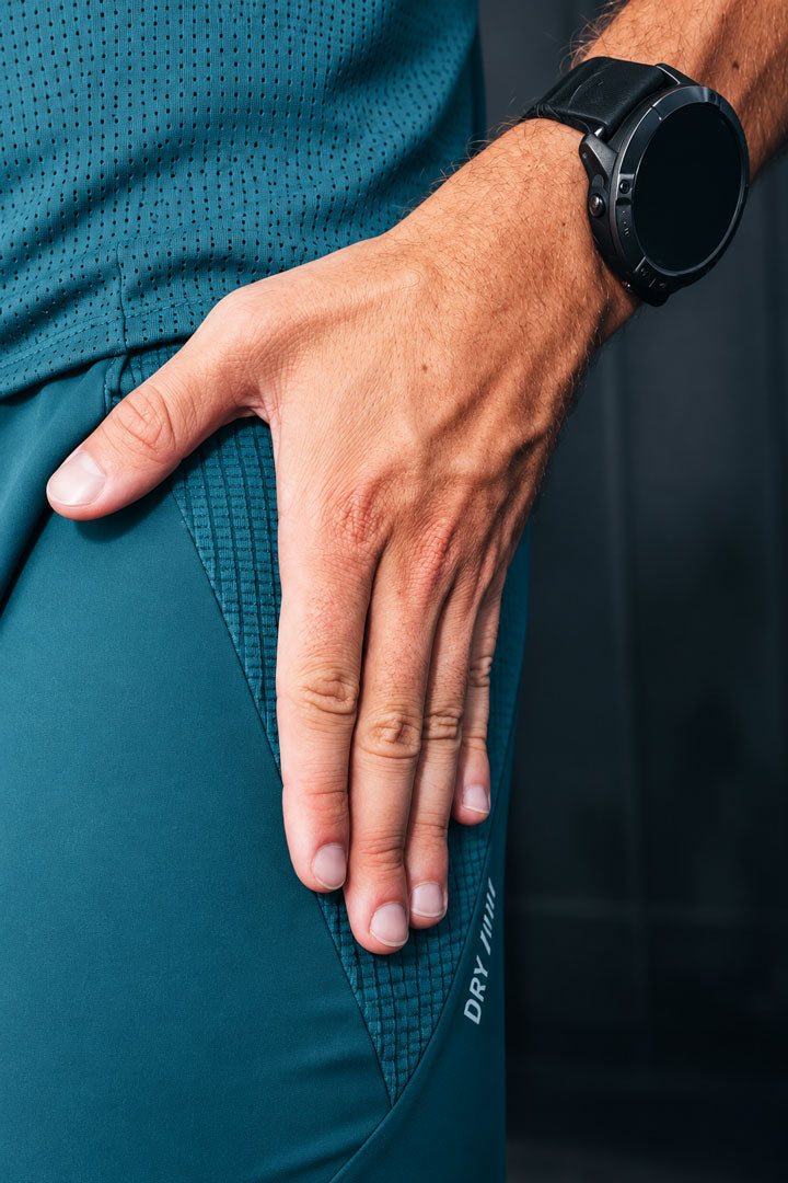 ERGONOMIC PANELLING — Unbroken Short Men Teal