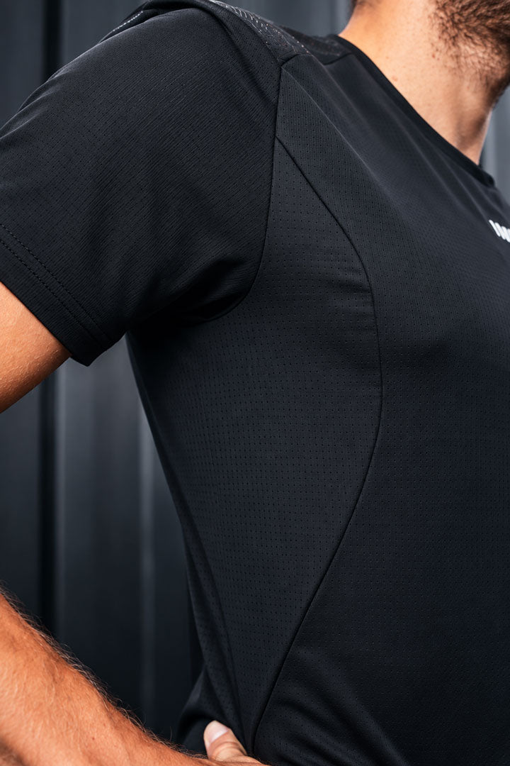 UNDERARM PANELS — The Edge T shirt Men Black