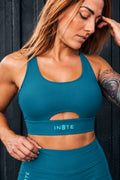The Limit Sports Bra Women Teal