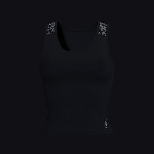 WOMENS RACE TANK BLACK